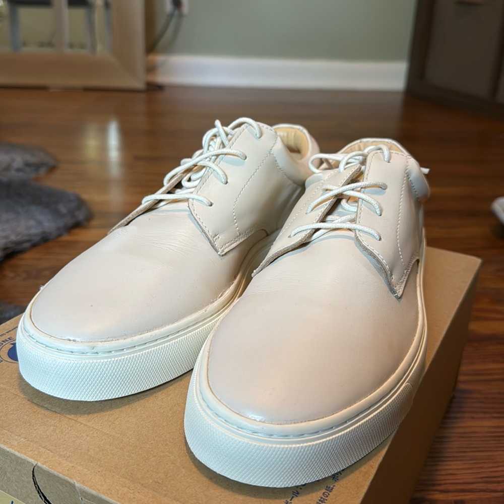 Nisolo leather cream shoes NWT